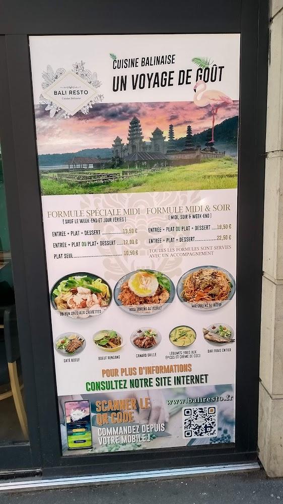 BALI restaurant - Menu Image 1